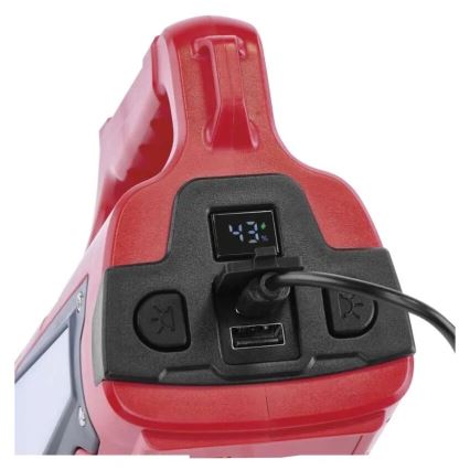 LED Rechargeable flashlight LED/3,7V IP44 1000 lm 15000mAh