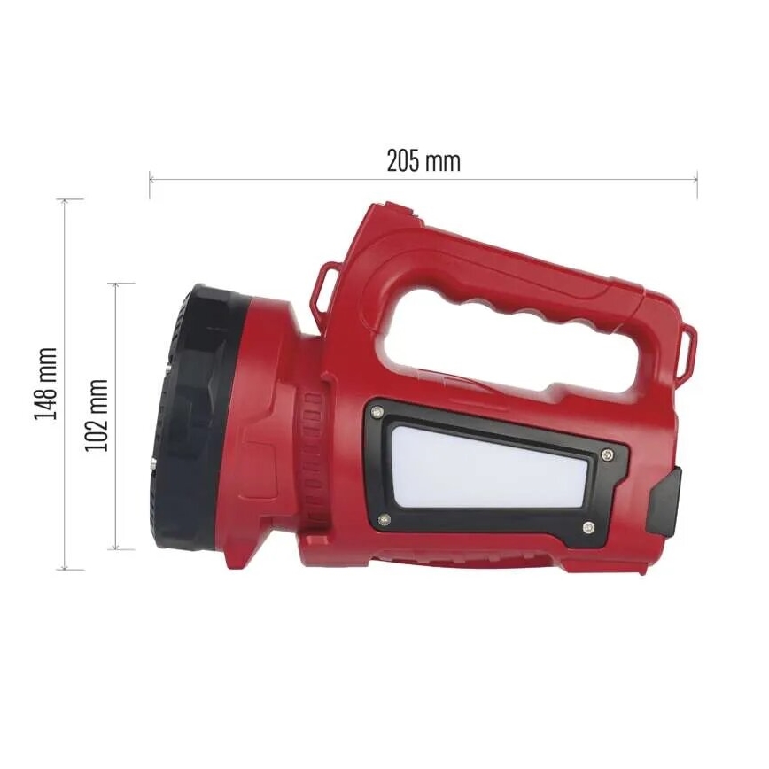 LED Rechargeable flashlight LED/3,7V IP44 1000 lm 15000mAh