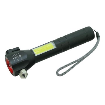 LED Rechargeable flashlight LED/3W/5V 200 lm 1200 mAh