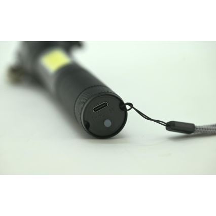 LED Rechargeable flashlight LED/3W/5V 200 lm 1200 mAh