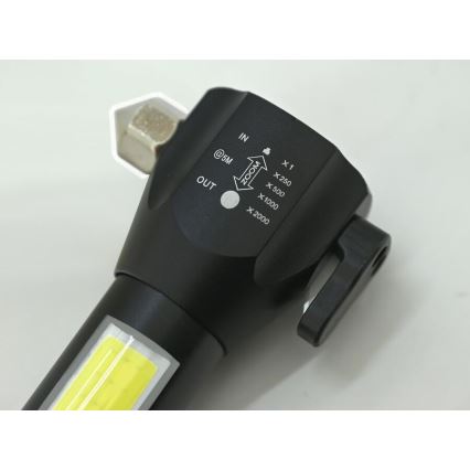 LED Rechargeable flashlight LED/3W/5V 200 lm 1200 mAh