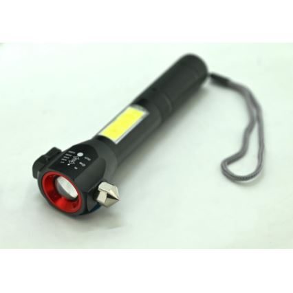 LED Rechargeable flashlight LED/3W/5V 200 lm 1200 mAh