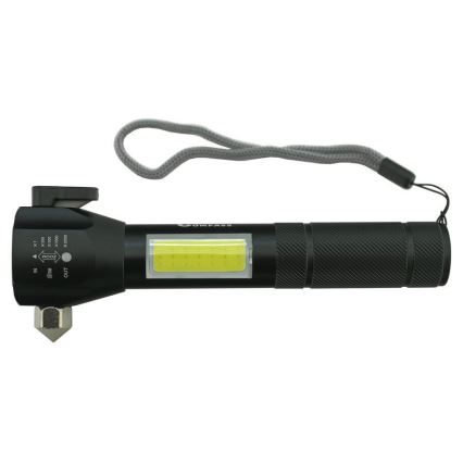 LED Rechargeable flashlight LED/3W/5V 200 lm 1200 mAh