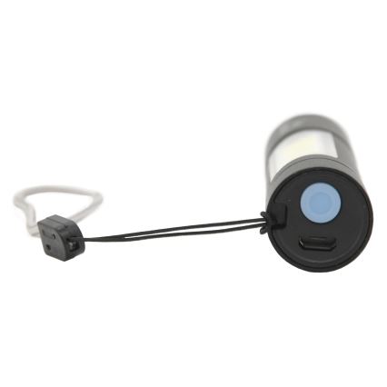 LED Rechargeable flashlight LED/400mAh black