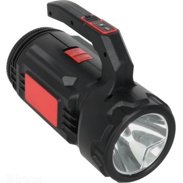 LED Rechargeable Flashlight LED/5V 500 lm 1200 mAh Black