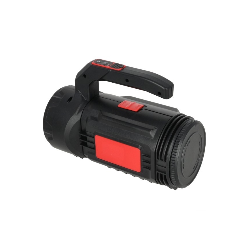 LED Rechargeable Flashlight LED/5V 500 lm 1200 mAh Black