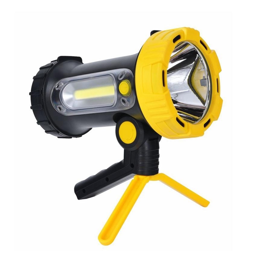 LED Rechargeable flashlight LED/5W/4000mAh + LED/3W