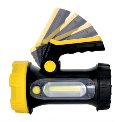 LED Rechargeable flashlight LED/5W/4000mAh + LED/3W