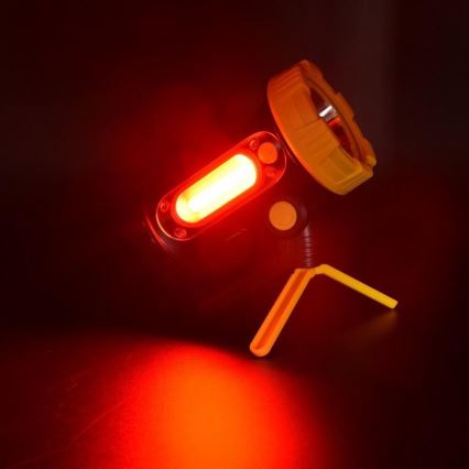 LED Rechargeable flashlight LED/5W/4000mAh + LED/3W