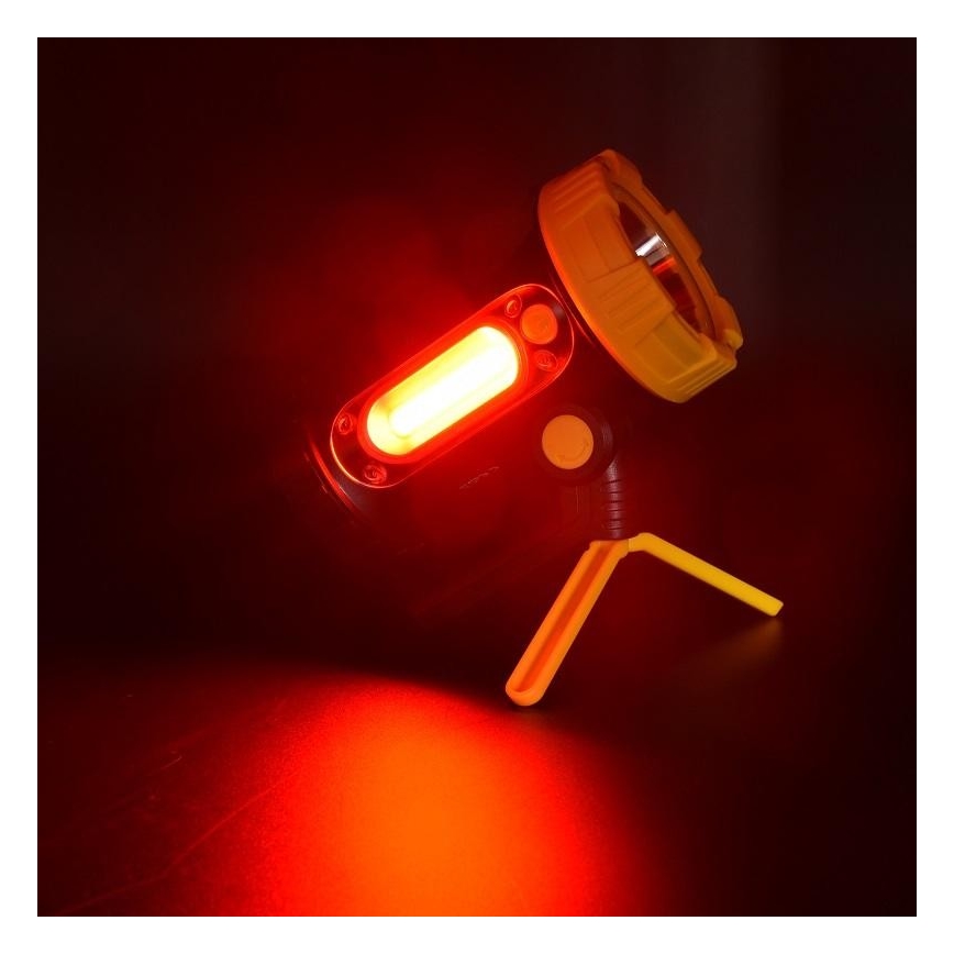 LED Rechargeable flashlight LED/5W/4000mAh + LED/3W