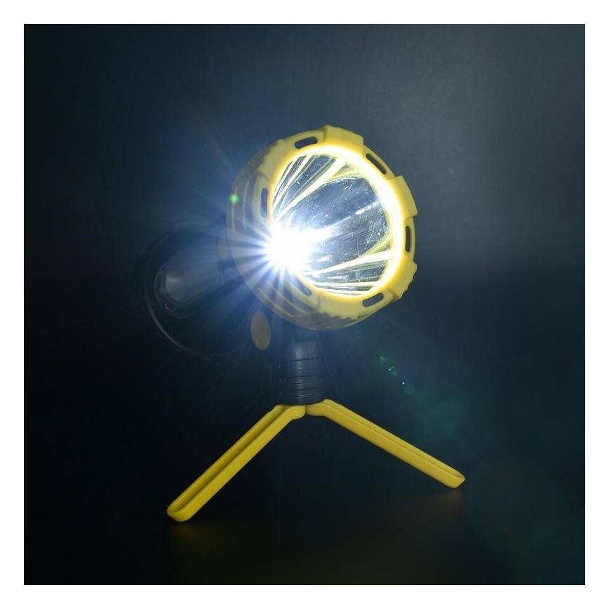 LED Rechargeable flashlight LED/5W/4000mAh + LED/3W