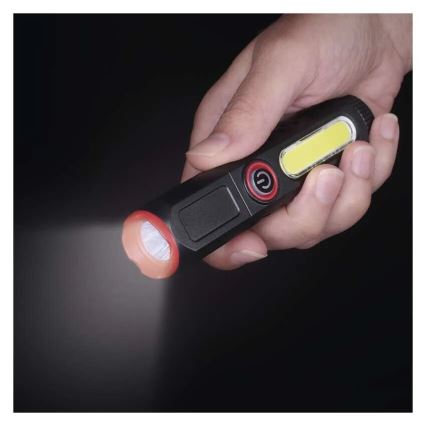 LED Rechargeable flashlight LED/USB/3,7V 120 lm 400 mAh