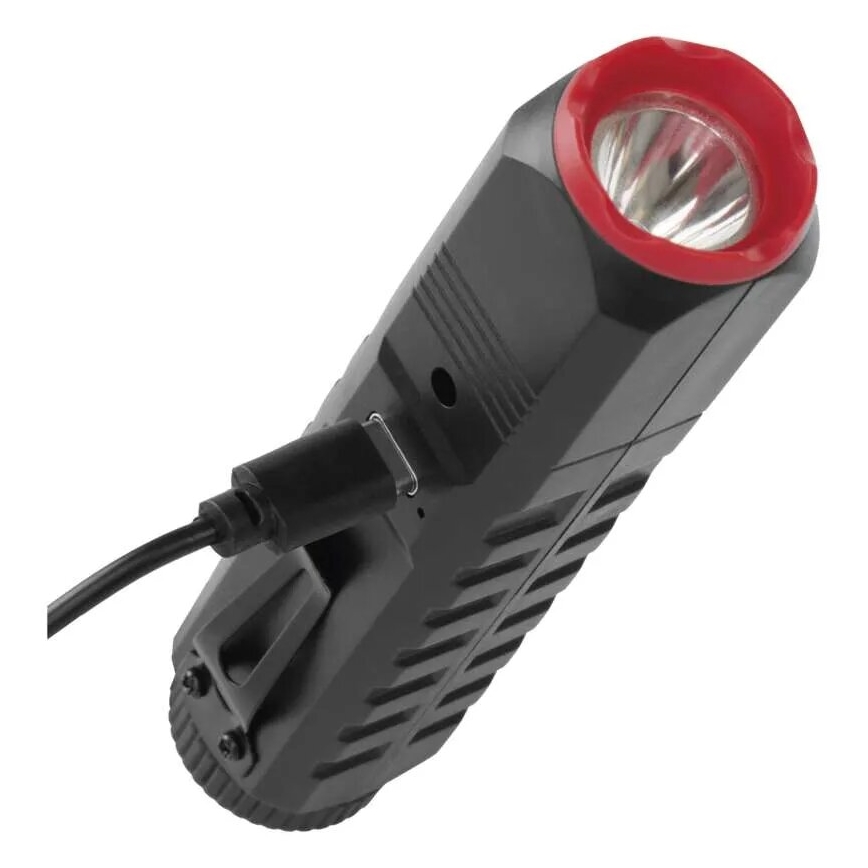 LED Rechargeable flashlight LED/USB/3,7V 120 lm 400 mAh