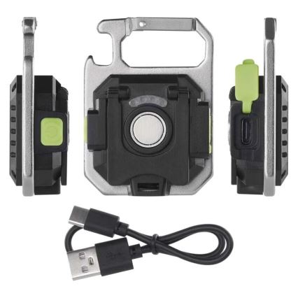LED Rechargeable flashlight LED/USB/3,7V 750 lm 500 mAh