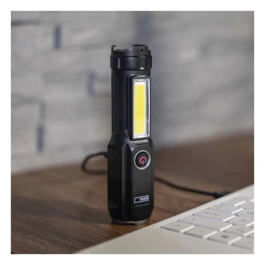 LED Rechargeable flashlight LED/USB/3,7V IP44 150 lm 1200mAh