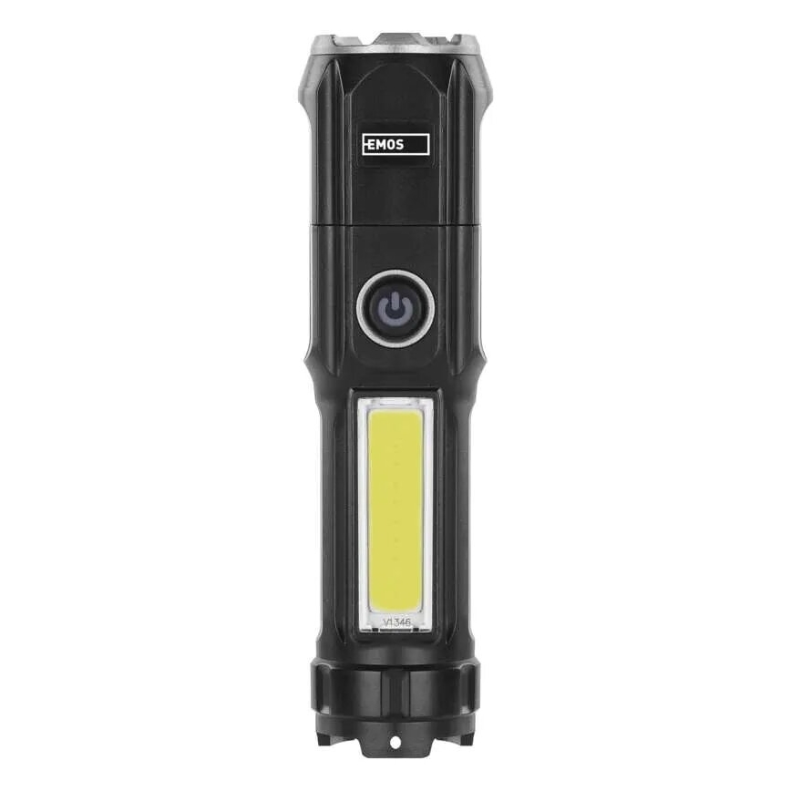 LED Rechargeable flashlight LED/USB/3,7V IP44 150 lm 1200mAh