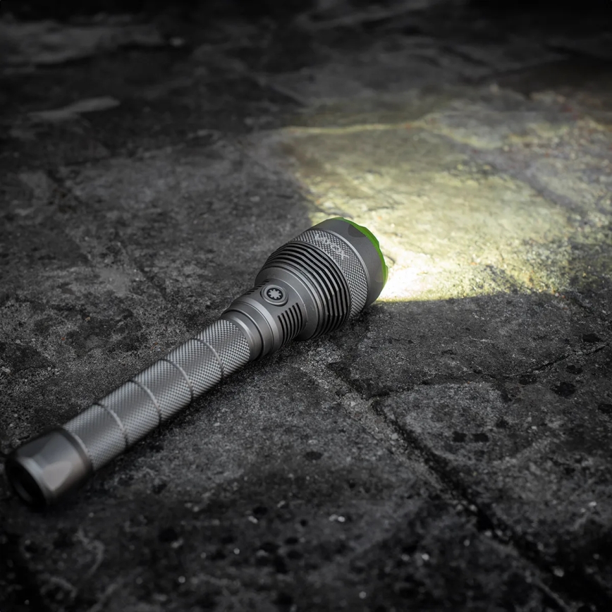 LED Dimmable rechargeable flashlight with a power bank function LED/5V IPX7 10000 shiny 2600 mAh