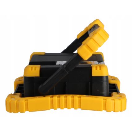 LED Rechargeable floodlight with power bank function LED/20W/5V 4400 mAh IP44 black/yellow