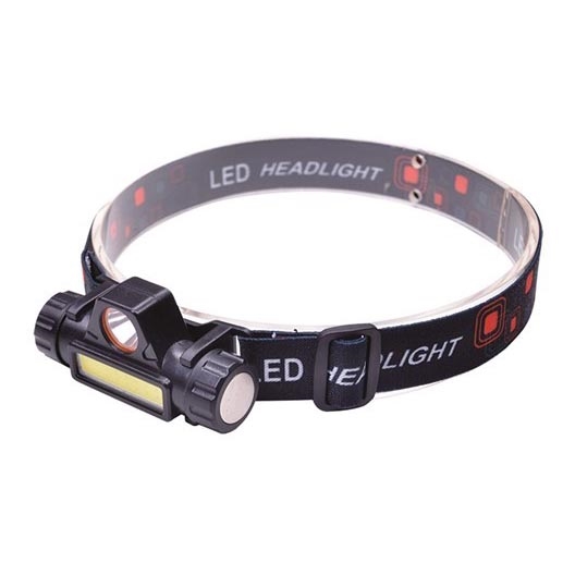 LED Rechargeable headlamp LED/3W/COB/USB