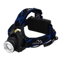 LED Rechargeable headlamp LED/6W/7,4V 5600 mAh IP44 black/blue