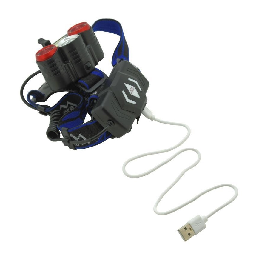 LED Rechargeable headlamp LED/USB 670lm 3000 mAh