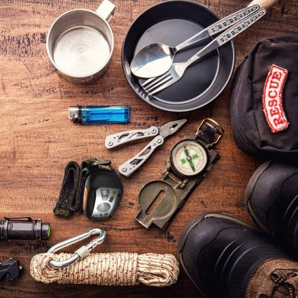 LED Rechargeable headlamp with red light LED/3W/5V
