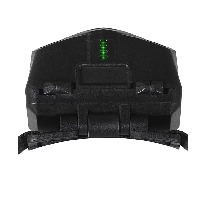 LED Dimmable rechargeable headlamp with sensor and red light 2xLED/5W/5V/3xAAA IP65 500 shiny 1200 mAh