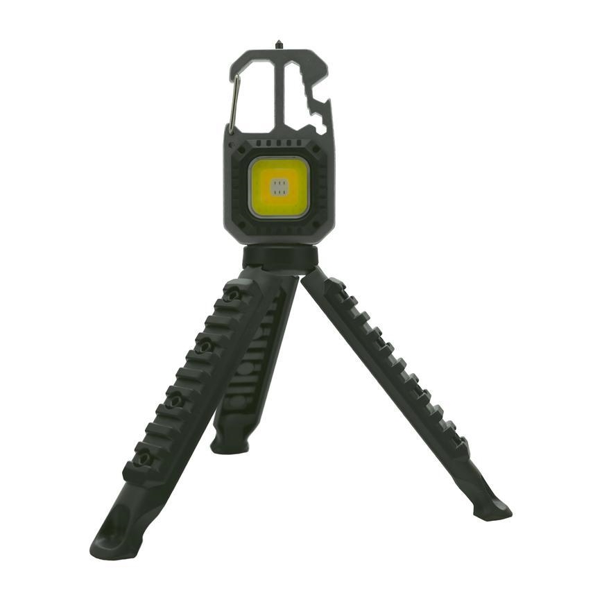 LED Rechargeable multifunctional flashlight with a stand LED/USB-C 400 mAh