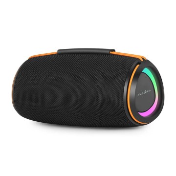 LED Rechargeable Speaker 60W / 2000 mAh, IPX4, Black