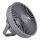 LED Rechargeable table fan with LED lighting LED/2W/5V USB 2400 mAh grey