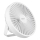 LED Rechargeable table fan with LED lighting LED/2W/5V USB 2400 mAh white