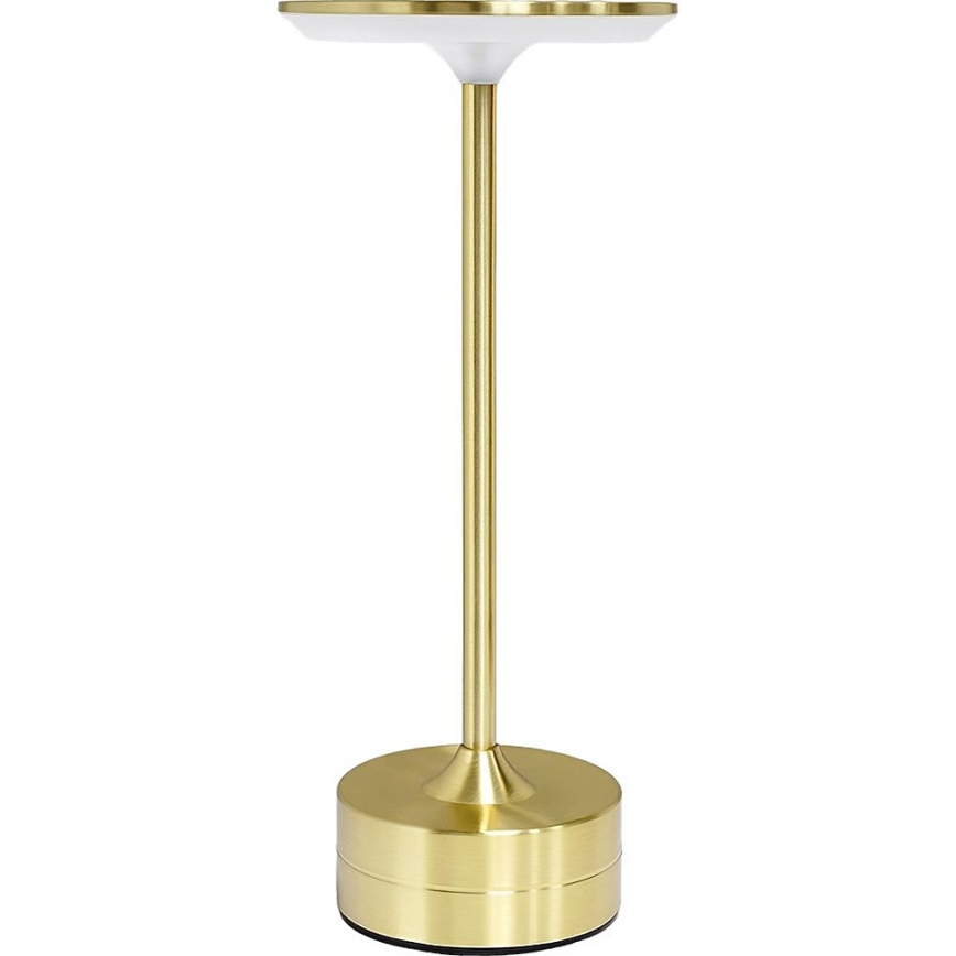 LED Rechargeable Touch-Control Table Lamp TAVOLO LED/2.5W/5V 2400 mAh 3000-6000K Gold
