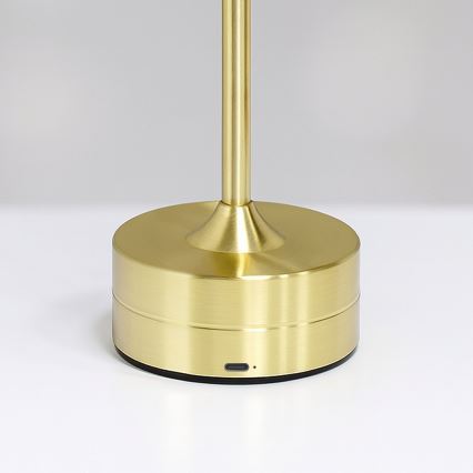 LED Rechargeable Touch-Control Table Lamp TAVOLO LED/2.5W/5V 2400 mAh 3000-6000K Gold