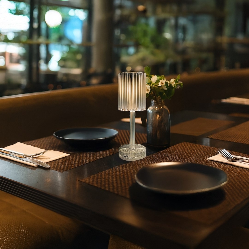 LED Rechargeable Touch Desk Lamp SIMPLE LED/1W/5V 2400 mAh 3000-6000K Clear