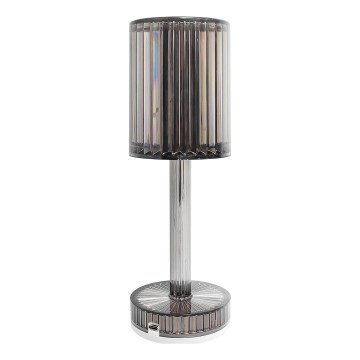LED Rechargeable Touch Table Lamp SIMPLE LED/1W/5V 3000-6000K 2400 mAh Smoky Gray