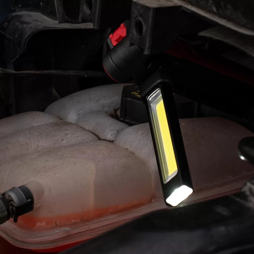 LED Rechargeable work flashlight LED/5W/5V IPX2 360 shiny 2000 mAh