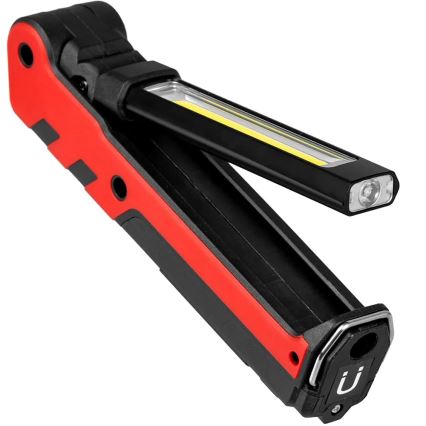 LED Rechargeable work flashlight LED/5W/5V IPX2 360 shiny 2000 mAh
