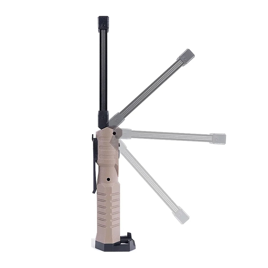 LED Dimmable rechargeable work flashlight with a power bank function LED/4W/5V IPX4 600 shiny 2000 mAh