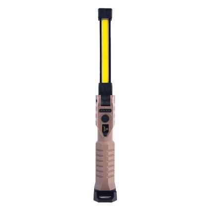 LED Dimmable rechargeable work flashlight with a power bank function LED/4W/5V IPX4 600 shiny 2000 mAh