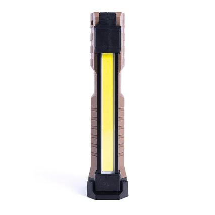 LED Dimmable rechargeable work flashlight with a power bank function LED/4W/5V IPX4 600 shiny 2000 mAh
