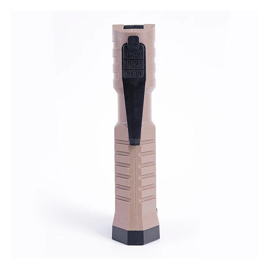 LED Dimmable rechargeable work flashlight with a power bank function LED/4W/5V IPX4 600 shiny 2000 mAh