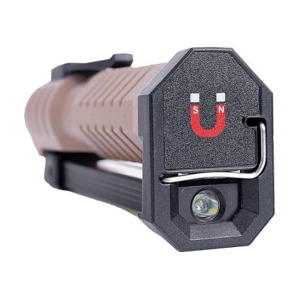LED Dimmable rechargeable work flashlight with a power bank function LED/4W/5V IPX4 600 shiny 2000 mAh
