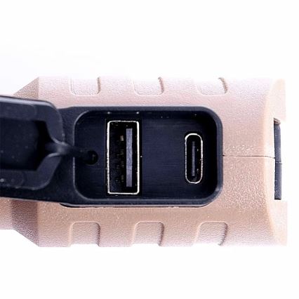 LED Dimmable rechargeable work flashlight with a power bank function LED/4W/5V IPX4 600 shiny 2000 mAh