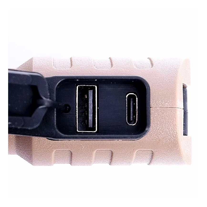 LED Dimmable rechargeable work flashlight with a power bank function LED/4W/5V IPX4 600 shiny 2000 mAh