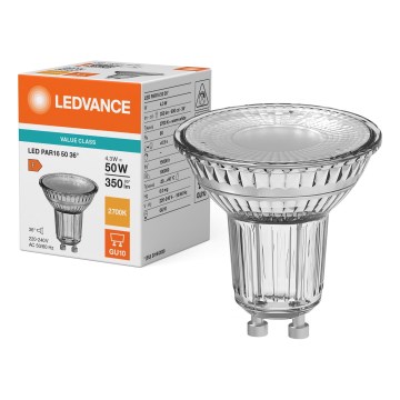 LED reflector bulb PAR16 GU10/4.3W/230V 2700K 36° - Ledvance