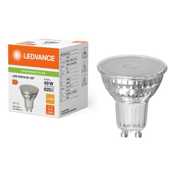 LED Reflector Bulb PAR16 GU10/6.9W/230V 2700K 120° - Ledvance