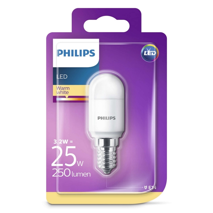 LED refrigerator bulb Philips E14/3,2W/230V 2700K
