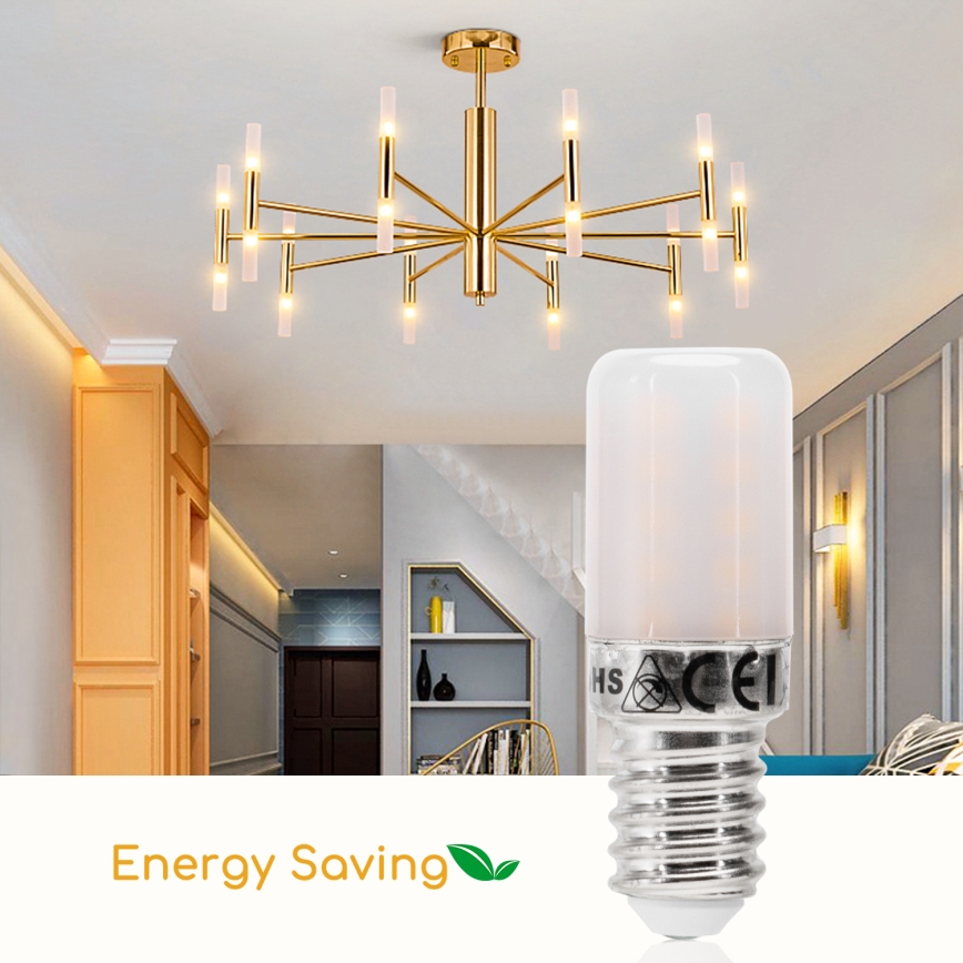 LED Refrigerator bulb T18 E14/3,5W/230V 3000K - Aigostar