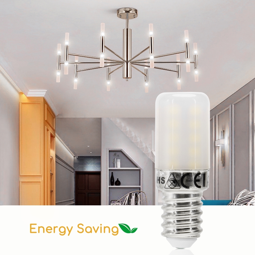 LED Refrigerator bulb T18 E14/3,5W/230V 6500K - Aigostar