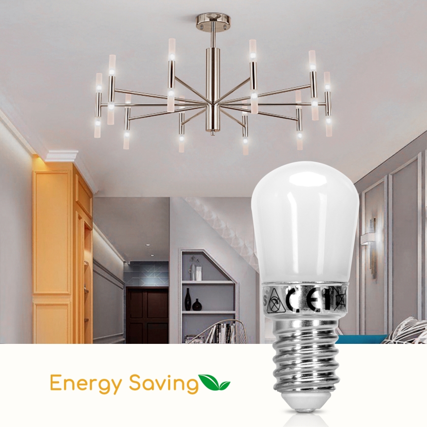 LED Refrigerator bulb T22 E14/2W/230V 6500K - Aigostar